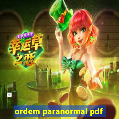 ordem paranormal pdf