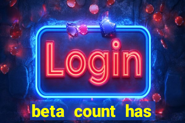 beta count has changed pt br