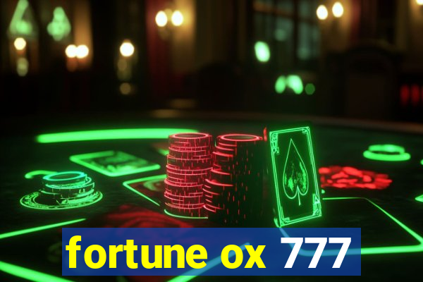 fortune ox 777