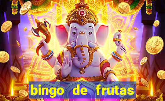 bingo de frutas para imprimir pdf