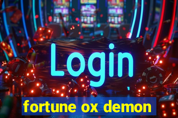 fortune ox demon