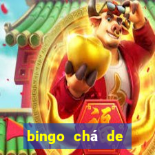 bingo chá de bebê excel