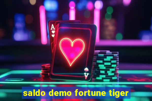 saldo demo fortune tiger