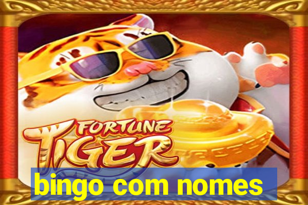 bingo com nomes