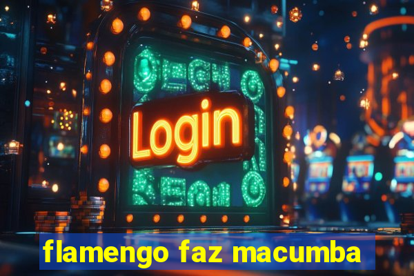 flamengo faz macumba