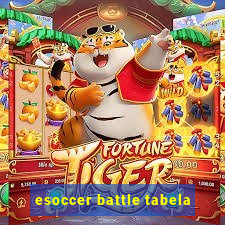 esoccer battle tabela